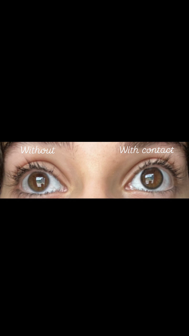 soft dark limbal ring contact